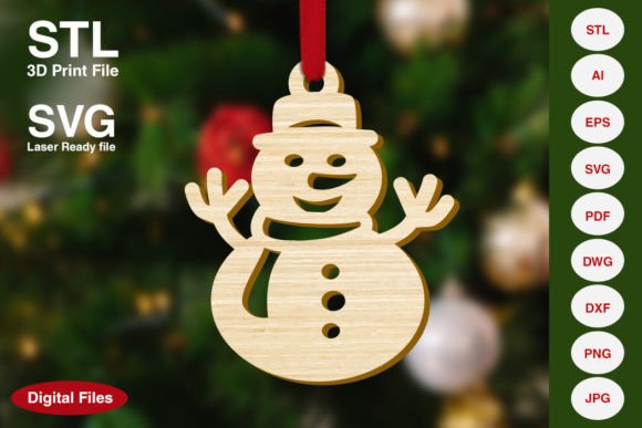Charming Snowman Christmas Decoration Ornament for Your Holiday Crafts