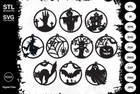 Halloween Ornament Decoration Bundle: Spooky Crafts Await