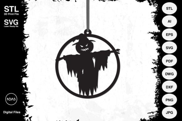 Halloween Scarecrow Decoration Ornament