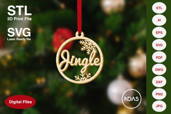Jingle Christmas Tree Decoration Ornamen
