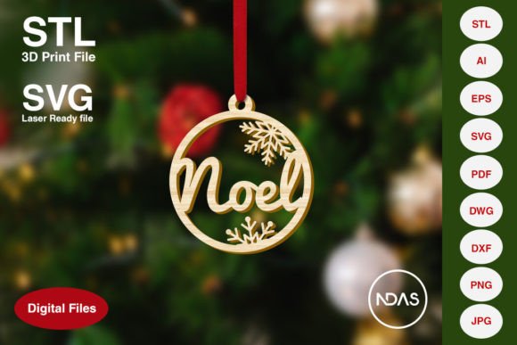 Noel Christmas Tree Decoration Ornament