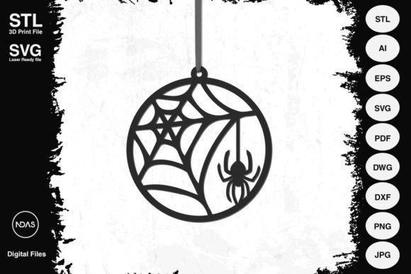 Spider Halloween Decor Ornament Pendent: Your Ultimate Design File