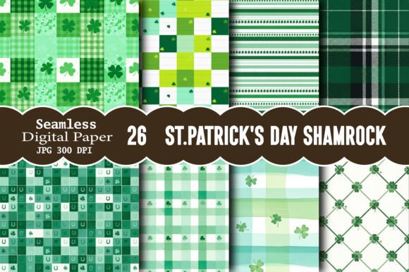 St. Patrick's Day Shamrock Pattern: A Design Asset